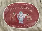 Pottery Barn Kids BUMBLE RUDOLPH Melamine SERVING PLATTER - New