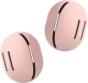 Makeup Sponge Holder (Pack of 2), Breathable Silicone Beauty Sponge Case for Travel, Cute Make Up Blender Container - Pink