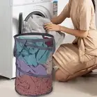 Indoor/outdoor Tote Bag Moisture-proof Laundry Hamper Mesh Laundry Basket