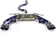 daili Store Car System Exhaust Pipe Catback Titanium/Stainless Cat-Back Compatible with Audi S3 2.0T 2014-2018 Muffler Tip Modified Sounds Vacuum Valve (Color : Stainless Steel)