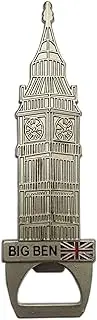 Big Ben Metal Bottle Opener Fridge Magnet - Shape of Elizabeth Tower/Union Jack/Useful British Souvenir from London England UK/for Kitchen/Home/Bar/Restaurant/Hotel/Pub/Events