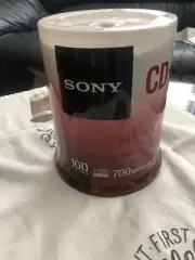 Sony 100 CD Q80SP CD-R Data Recordable Media - 100 Pack Spindle.