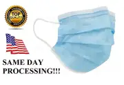 Face Mask & Nose Respirator Safe Protector Disposable 3-Ply Earloop Mouth Cover