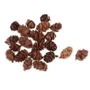 50 Pieces Small Cones for Christmas Ornaments Decoration