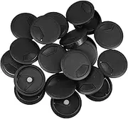KALLORY 21pcs Desk Grommets Round Cable Hole Covers for Cable Management Neat Organization for Office Desks Computer Tables Stylish Design