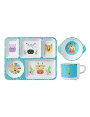 [Maxwell & Williams] Kasey Rainbow Melamine Dinner Set 3 Pieces in Blue