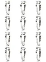 1 Dozen (12 pieces) Carrot Cookie Cutter 5.5 in Metal Party Favors USA