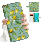 ( For Vivo Y22s ) Wallet Flip Case Cover AJ23730 Lemon