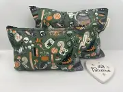 Witches Evil Spells & Potion Pencil Case Book Bag Medication Makeup Travel Pouch