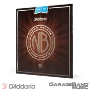 D'Addario NB1253 Light, Nickel Bronze Acoustic Guitar Strings, 12-53