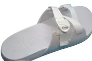 Chaco Men's Slide White Widths Flip Flop Sandal Rubber Size US 12 EU 45