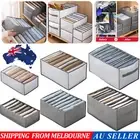 New 7/9 Grids Jeans Storage Box Closet Wardrobe Drawer Divider Clothes Organizer