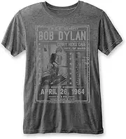 [Bob Dylan] Curry Hicks Cage' (Grey) Burnout T-Shirt