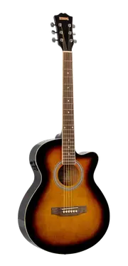 Redding RGC51CETS Grand Concert Steel String Acoustic/Electric Guitar Tobacco Sunburst
