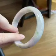 纯天然玉镯 Grade A jadeite bangle 60 mm Burmese Jade 100% Untreated Certified