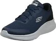 [Skechers] Skech Black Charcoal Mesh Sneakers Mens Sneakers Mens Sport Shoes