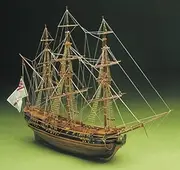 Bâtiment en bois période 1750 Président frégate anglaise du navire modèle Kit échelle 1/60 de modèles de Mantoue