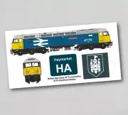 British Rail Class 47 Fridge Magnet 47711 Large Logo Blue Diesel Locomotive