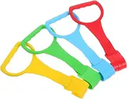 GREENADSCAPE 4 Pcs Pull Up Rings for Crib Bed Stand Assist Handles Walking Support for Grip Rings for Early Development and Balance Training
