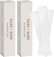 [Bare Babe] Double Sided Tape for Clothes and Body - Adhesive Fashion Tape for All Skin Shades - Transparent Clear Body Tape, Transparent