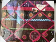 French Memo Board Boho Background 19"x16" NEW Sealed For Photos, Notes Memento