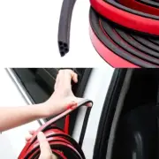 Noise Insulation Weather Stripping Dustproof Car Door Seal 5 Hole Shape