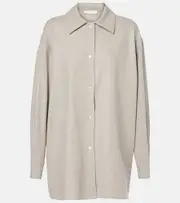 [The Row] The Row Komako wool and cashmere shirt AU 18 grey