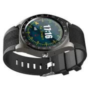 V5 1.54in Full Touch Screen Support Sim Card BT Call Smart Watch Phone Sleep Monitor Multiple Sports Modes Fitness Bracelet BLACK COLOR