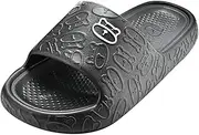 [Generic] S Slippers for Men and Women Home Bathroom Non Slip Soft Open Toe Comfortable Cartoon Bear Print Mens Fuzzy Slippers Sandals Slipper Men Warm
