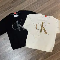 在飛比找蝦皮商城優惠-Calvin Klein CK LOGO 刷毛 女生大學T 