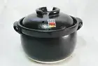 [Fluffy rice pot] 3 cups double lid Yokkaichi Banko-yaki (made in Japan) [Authen