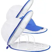 Hat Washer Cage for Oversize Baseball Caps, XXL/XXXL Size Baseball Cap Washin...