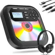 Portable CD Player Bluetooth with Speakers and Rechargeable Battery, CD Player P