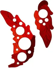 Kisangel 1 Set Self Adhesive Guitar Pickguard Durable Scratch Plate for Acoustic Guitar Lightweight Decorative Protection Easy Installation Pattern Design