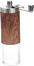 Alipis Hand Coffee Bean Grinder Machine Manual Grinder for Cafe Beans Wood Grain Design Healthy and Long-Lasting Use