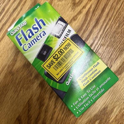 FujifilmQuick Snap 400 Speed Ffilm Camera 27 Exposure Flash 12-2023