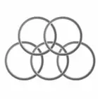 5x Grey Seals Accessories for Nutribullet Nutri Bullet Replacement Spare Part