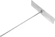 BBQ Cleanup Rake Grill Ash Rake for Coal Ash Removal Metal Scraper Tool Kitchen Accessory for Oven