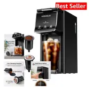 Brew Quality Coffee at Home with Travel Mug Compatible Hot & Iced Coffee Maker