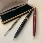 》義大利🇮🇹 MONTEGRAPPA  紅//黑 銀粉 二種， 琺瑯筆身，925純銀配件 原子筆