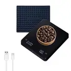 Small Coffee Scale with Timer, Rechargeable Espresso Scale, 3Kg/0.1G