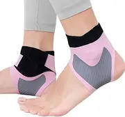 Ankle Support Brace - 10x5x2cm Anti-Sprain Compression Ankle Wrap | Adjustable Elastic Bandage Tape Toeless Design For Sports Injury Rehabilitation