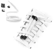 3 Pairs Elastic Flat No Tie Shoe Laces Tieless Stretchy Shoelaces for Sneakers