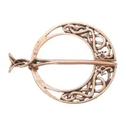 Vintage Brooch Cloak Pin, Penannular Brooch Cloak Clasp(Copper)