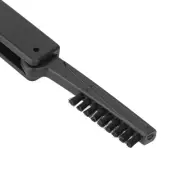 2pcs Folding Eye Lash Brow Comb Portable Metal Teeth Dual Sided Eyebrow Groo MNJ