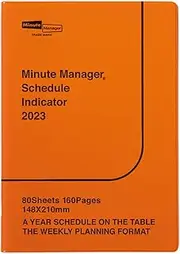 Planner, High Tide, 2023, Starts December 2022, Minute Manager, Orange (A5, Left Weekly), Weekly