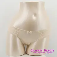 在飛比找蝦皮商城優惠-Chasney Beauty緞面鑲鑽三角褲S(牙白)