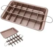 Union Army Rustic Brownie Pan, Square, Brown, Dishwasher Safe