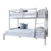 Antonia Natural Pine Triple Bunk White