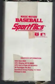 1989 Sportflics Magic Motion Baseball Box Factory Sealed